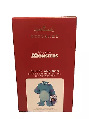 Hallmark 2021 Monsters Inc. Sully And Boo 20th Anniversary Heepsake Ornament MIB • $24.42