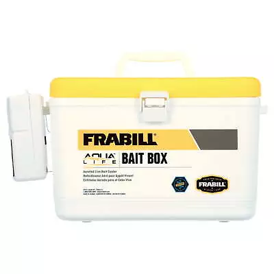 8 Quart Storage Cooler With Portable Aerator Frabill Bait Box W/Aerator • $44.55