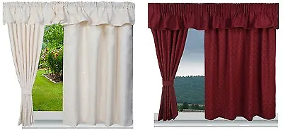 £18.95 • Buy Static Fully Lined Ready Made Caravan Curtains Premium Quality Made To Measure