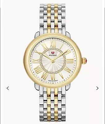 Serein Mid Two-Tone 18K Gold Diamond Dial Watch • $620