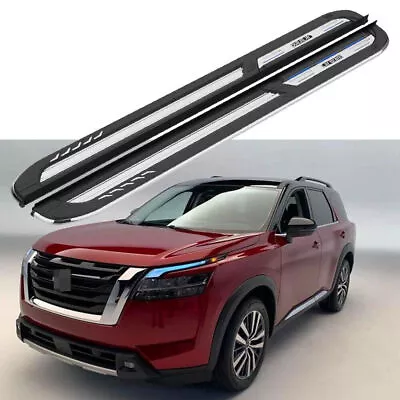 Fits For Nissan Pathfinder 2022+ Running Board Side Step Nerf Bar Stairs 2PCS • $770.96