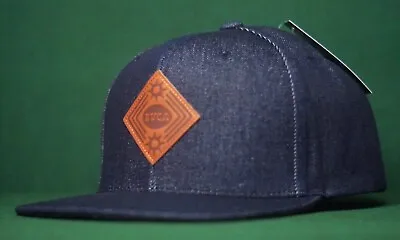 New Rvca Artisanal Denim Va All The Way Men's Snapback Hat RHTRVC-89 • $21.59