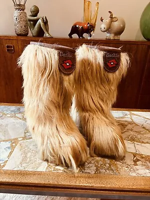 Vintage Lotto Apres Ski Boots Shaggy Yeti • $250