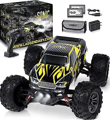 Laegendary Sonic 4x4 RC Car 1:16 Brushed Motor Up To 25 Mph - Black/Yellow • $40.79