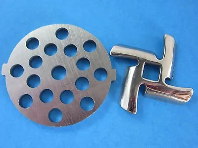 5/16  Meat Grinder Plate Disc AND Knife For Rival Sunmile & Deni Electric  • $19.75