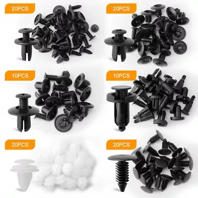 $8.99 • Buy Car Parts Body Bumper Rivet Retainer Trim Molding Push Pin Clip Accessories Kits