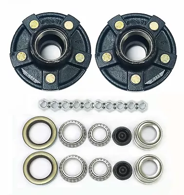 LIBRA 5 Lugs Trailer Idler Hub Kits 5 On 5  5x5 For 3500 Lbs Trailer Axle Pack 2 • $54.38