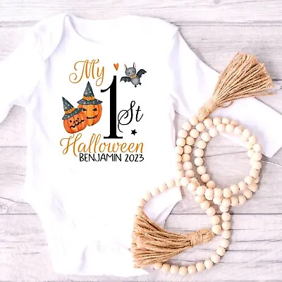 Baby Pumpkin Halloween Costume/ My 1st Halloween /Baby’s First Halloween Costume • £6.99