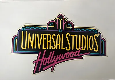 Vintage UNIVERSAL STUDIOS HOLLYWOOD  Sticker / Decal (10x6.5 Inch) • $9.99