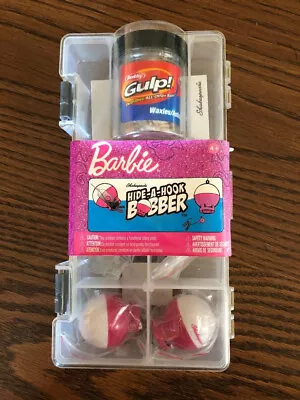 Barbie Hide-A-Hook Bobber Set In Tackle Box By Shakespeare • $9.99