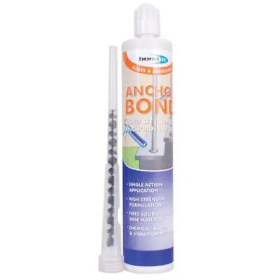 £10.50 • Buy Polyester Anchor Bond Adhesive Resin Anchorbond Quick Set Construction Building