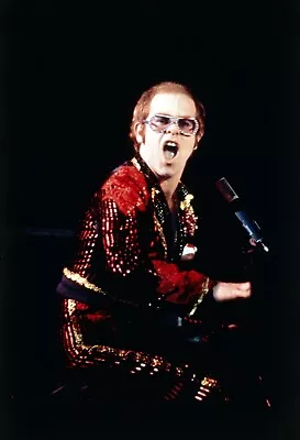 Elton John 70s 80s 90s Pop Music Legend Iron On Tee T-shirt Transfer A5 • £2.39