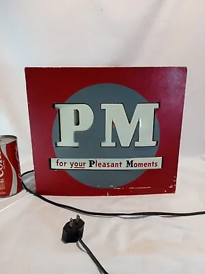 Vintage Pleasant Moments Whiskey Lighted Heat Spinner Motion • $74.95