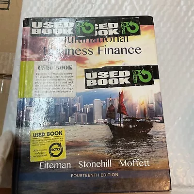 Multinational Business Finance (Pearson Series Hardcover By Eiteman David B • $15
