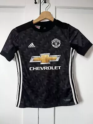 Adidas Manchester United 2017-18 Away Kids Football Jersey Size Age 9-10 Years • $18.65