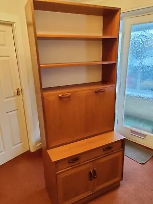 Mid Century G Plan Teak Wall Unit Bookcase Drinks Cabinet Storage Unit • £25