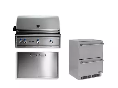 $14267 • Buy Lynx Professional 36  Built In Grill With Access Doors & Refrigerator L36R-3