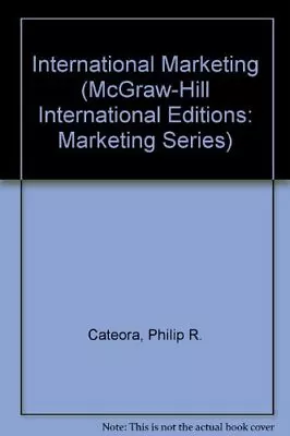 International Marketing (McGraw-Hill ... Hess John M. • £3.49