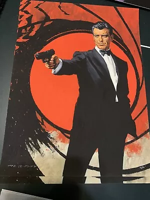 Paul Mann James Bond 007 Brosnan Print /50 Mondo Artist • $150