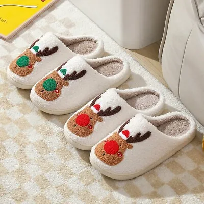 Women's Memory Foam Slipper Winter Indoor House Slippers Slip On Shoes Christmas • $6.99