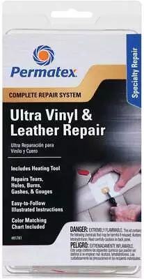 New Itw Permatex 81781 Pro Style Heavy Duty Vinyl & Leather Repair Kit 4252821 • $20.39