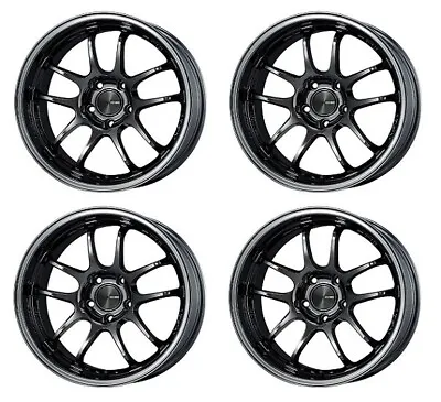 Set Of 4 ENKEI Genuine PF01EVO 17x9.5 +-0 5x114.3 SBK From Japan • $2308