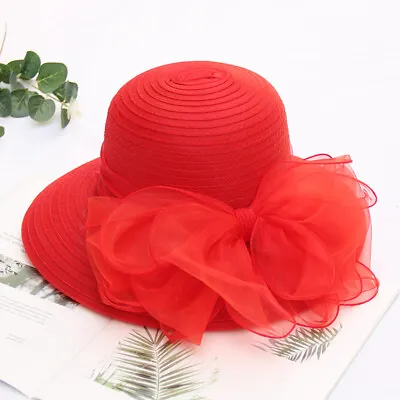 Women's Church Dress Fascinator Bridal Cap British Tea Party Wedding Hat Sun Hat • £8.11