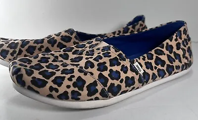 Toms Alpargata Shoes Women’s Size 9.5 Slip On Leopard Print • $19.99