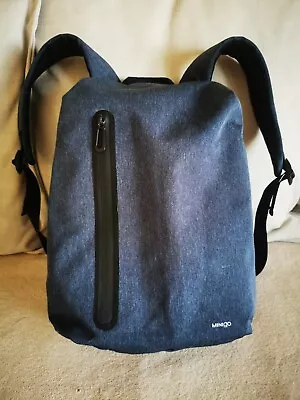 Miniso Blue Japanese Backpack - Minigo Laptop Bag • £10.99