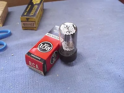 $5 • Buy Vintage (1962) NOS NIB RCA 6AX4GTB Damper/Booster Vacuum Tube, Hickok Tested!