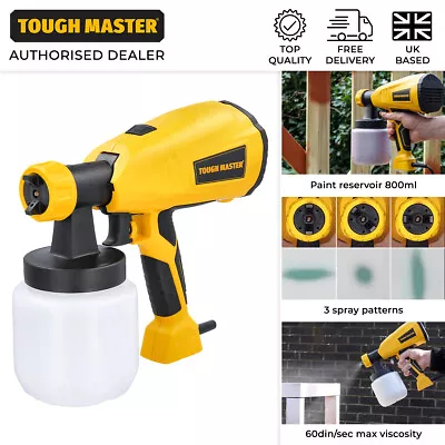 £37.36 • Buy Electric Paint Spray Gun 0,8L Sprayer Handheld Outdoor Fence Garden Wagner Style