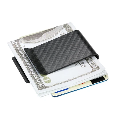 $9.77 • Buy Lightweight Money C-lip Credit  Holder Wallet Purse Carbon Fiber F/ Men F4Z3