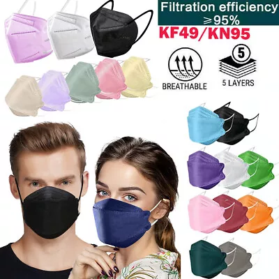 10-100pcs Mask KF94 KN95 Certified Disposable Respirator Face Cover 4/5 Layers • $14.45
