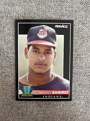 1992 Pinnacle Baseball Manny Ramirez #295 Rookie RC Cleveland Indians • $1.99