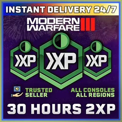 Call Of Duty Modern Warfare 3 🔥 30 HOURS Double XP 🔥 MW3 MWIII GLOBAL CODE 2XP • £9.80