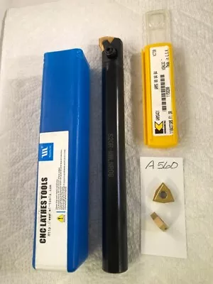 New S20r-mwlnr08  Steel Boring Bar W/  Kennametal Wnmg 431 Carbide Inserts -a560 • $74.95