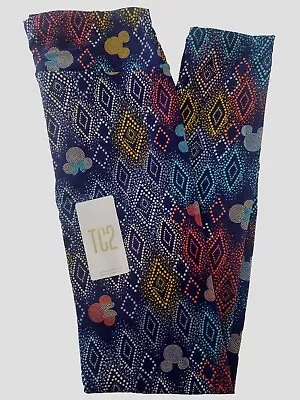 New LuLaRoe TC2 Disney Minnie Mouse Blue Yellow Bright Fun Leggings • $12