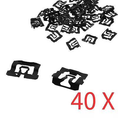 40x Windshield Rear Window Reveal Molding Trim Clips For Ford Mustang 1965-93 US • $6.99