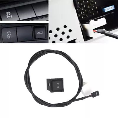 Fits VW Jetta GLI MK5 Rabbit Golf GTI MK5 6 Scirocco AUX Audio Switch Plug Cable • $18.44