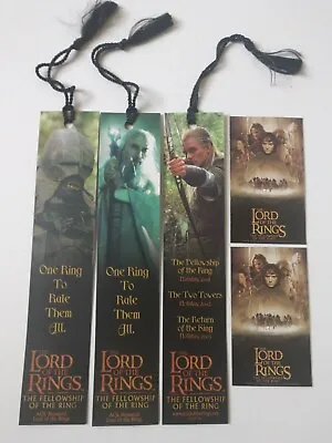 Lord Of The Rings ~ Sdcc Promos Set Of 3 Bookmarks & Magnets (2) • £14.45