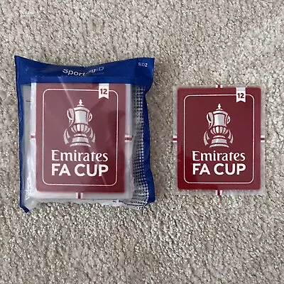 Emirates FA Cup ‘12 X Winners’ 2023/24 | Player Size Shirt Sleeve Patch • £6