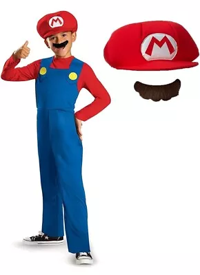 Super Mario Brothers Deluxe Mario Costume Medium (d1) • $14.99