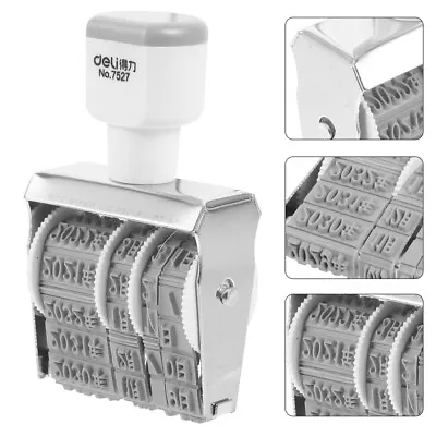 Date Stamp Handheld Date Stamper Multi-use Date Stamp Small Date Rolling Stamp • £6.44