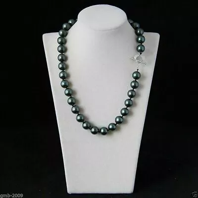 Rare Huge 12mm Natural South Sea Shell Pearl Round Beads Necklace 20'' • $7.99