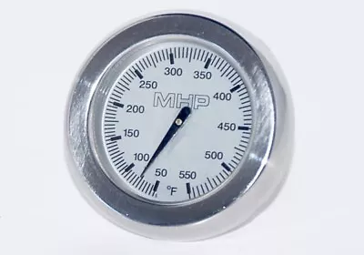 MHP Replacement Gas Grill Stainless Round Temperature Gauge 2-5/8  Diam. GGTG4 • $15.99