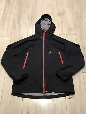 Haglofs Scramble Goretex Active Mountain Outdoor Waterproof Jacket Mens L • £132