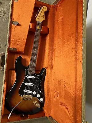 Fender Stevie Ray Vaughan Stratocaster Electric Guitar And G&G Vintage Case. • $2000