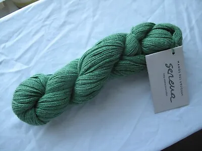 Manos Del Uruguay Serena 50g 60% Baby Alpaca 40% Pima Cotton Shade 2387 Green • £15