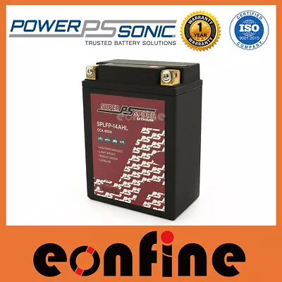 Power Sonic Super Sport Lithium Battery 12V 450CCA Replace YTX14AHL YB14L-A2 • $348.99