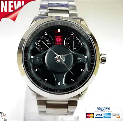 $22.80 • Buy Special Best Item Alfa Romeo 159 Sedan Steeringwheel Sport Unisex Wristwatches